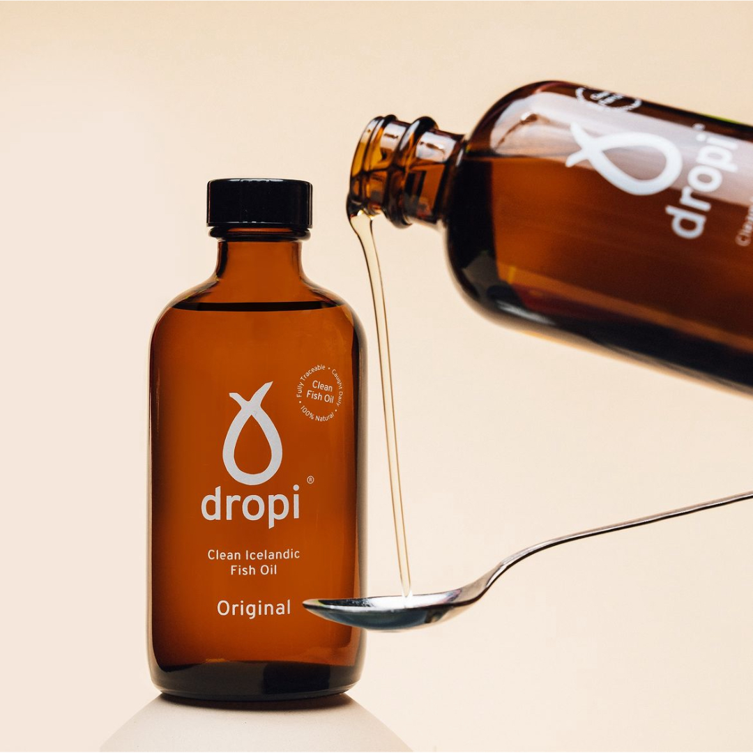 Švarus Islandiškas „DROPI“ natūralus menkių kepenų aliejus - Image 2